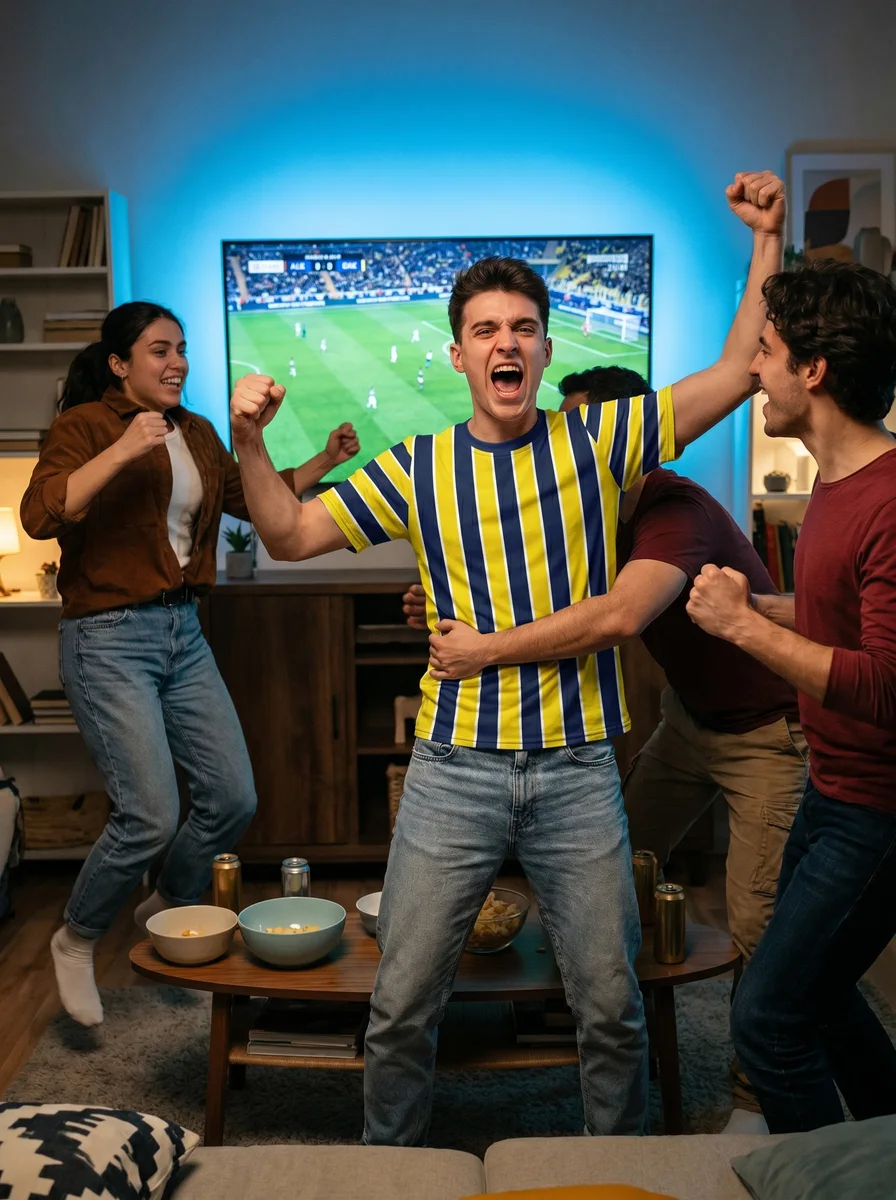 Navy & Yellow Fan Jersey