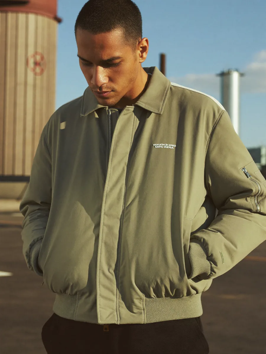 Olive Bomber Jacket