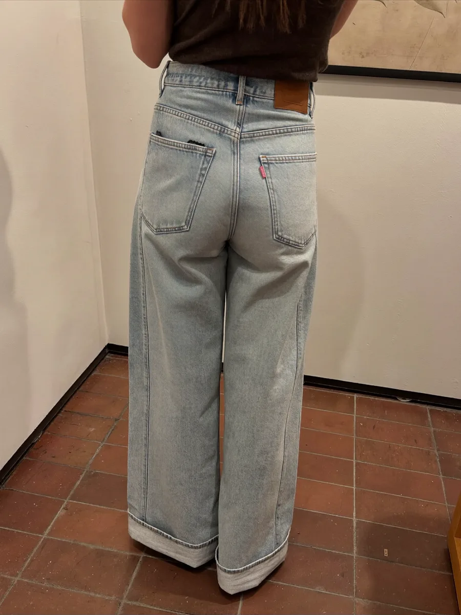 Light Blue Wide Jeans
